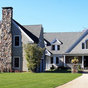 grey stone luxury home